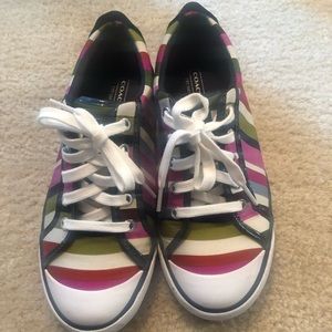 Coach Signature Stripe Sneakers!! FINAL PRICE 🔥